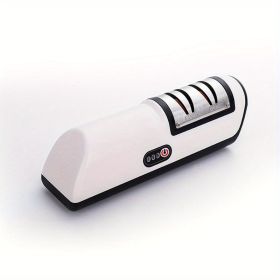 1pc Electric Knife Sharpener Multifunctional Fast Small Fully Automatic Knife Sharpener Kitchen Gadgets 1pc Electric Knife Sharpener Multifunctional Fast Small Fully Automatic Knife Sharpener Kitchen Gadgets